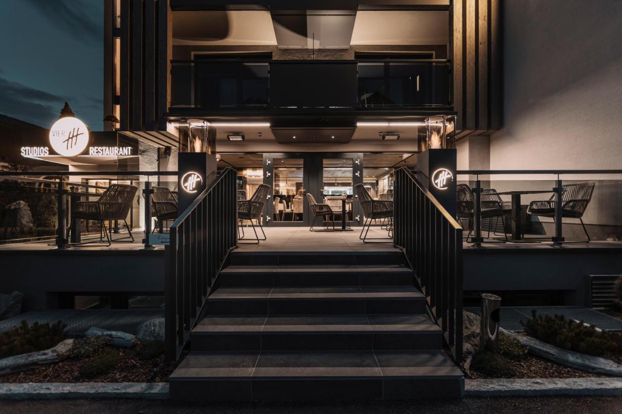 Vier Studios & Restaurant Längenfeld Exteriör bild