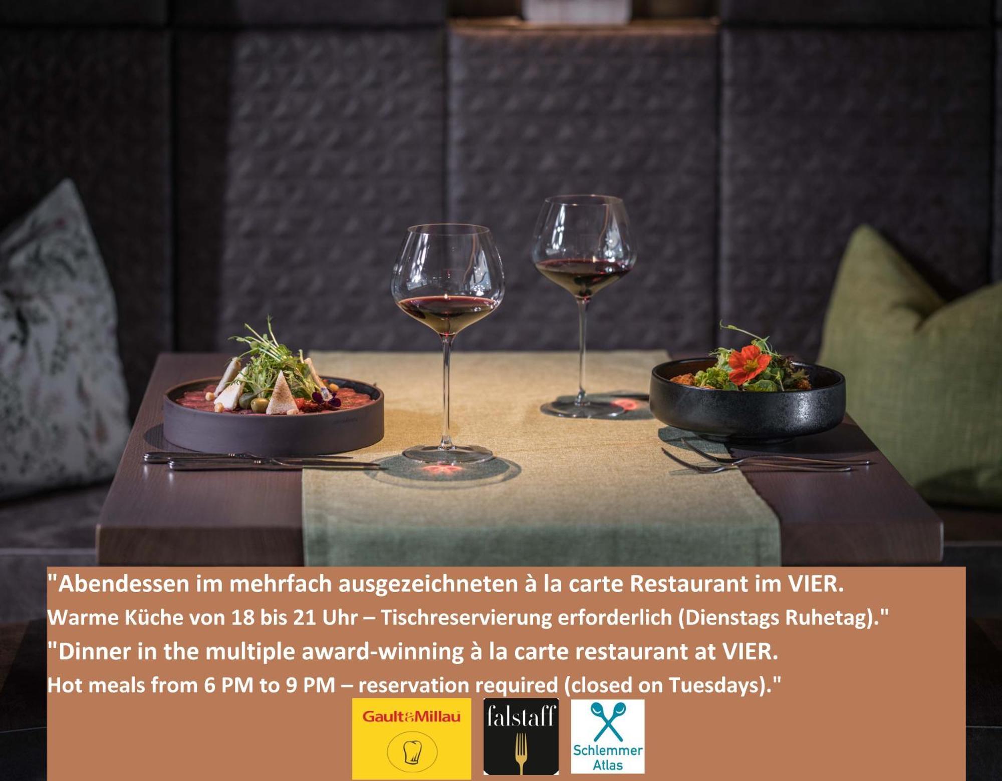 Vier Studios & Restaurant Längenfeld Exteriör bild